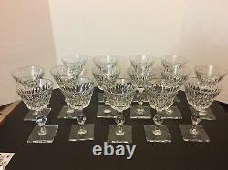 All Items Hawkes Cut Glass SIGNED-Set Of 15, 6 1/2 T, Square Base STEMS