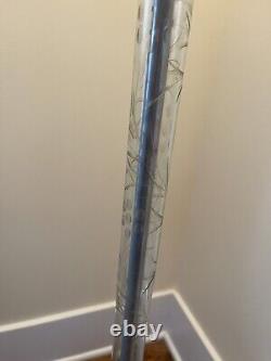 Amazing Ornate Antique Art Deco Torchiere Floor Lamp Cut Crystal Glass Columns