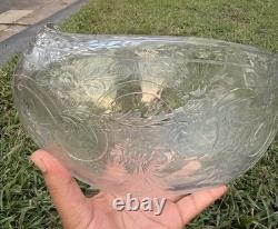 American Antique Brand-Chatillon Sterling Silver Cut Glass Crystal Centerpiece