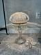 American Brilliant Crystal Hand Cut Glass Table Lamp Vintage
