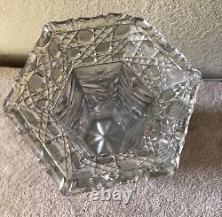 American Brilliant Cut Crystal Glass12 Large Vase