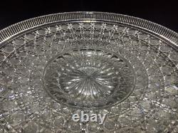 American Brilliant Cut Crystal Glass Bowl