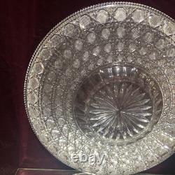 American Brilliant Cut Crystal Glass Bowl
