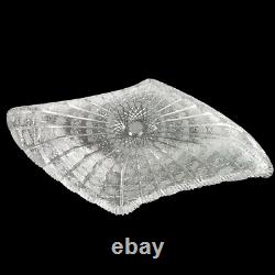 American Brilliant Cut Crystal Glass Dish