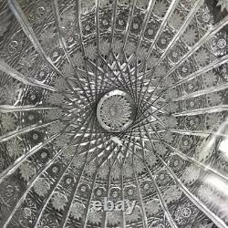 American Brilliant Cut Crystal Glass Dish