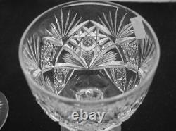American Brilliant Cut Glass 1876-1916 Set 6 Holland by Hawkes wine stems