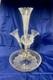 American Brilliant Cut Glass ABP Alhambra Epergne Flower Meriden Glass ABP