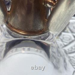 American Brilliant Cut Glass ABP Alhambra Epergne Flower Meriden Glass ABP