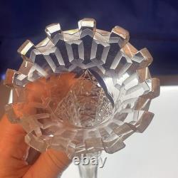 American Brilliant Cut Glass ABP Alhambra Epergne Flower Meriden Glass ABP