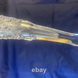 American Brilliant Cut Glass ABP Alhambra Epergne Flower Meriden Glass ABP