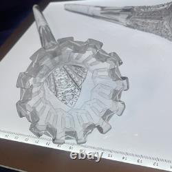 American Brilliant Cut Glass ABP Alhambra Epergne Flower Meriden Glass ABP