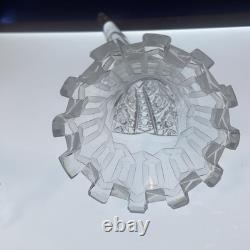 American Brilliant Cut Glass ABP Alhambra Epergne Flower Meriden Glass ABP