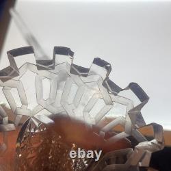 American Brilliant Cut Glass ABP Alhambra Epergne Flower Meriden Glass ABP