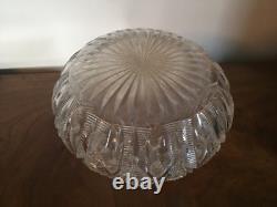 American Brilliant Cut Glass Crystal Water Carafe Wine Decanter 19th century
