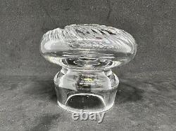 American Brilliant Cut Glass-Stunning 6 Lidded Jar/Humidor-Prisms & Pinwheels