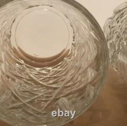 American Brilliant Cut Style Crystal Highball Glasses Set of 7 Extremely Rare