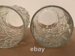 American Brilliant Cut Style Crystal Highball Glasses Set of 7 Extremely Rare