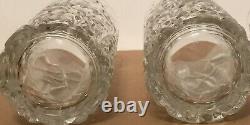 American Brilliant Cut Style Crystal Highball Glasses Set of 7 Extremely Rare