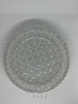 American Brilliant Period ABP Russian Pattern Cut Glass Crystal Bowl 7