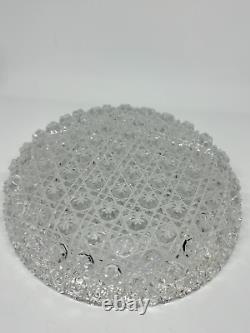 American Brilliant Period ABP Russian Pattern Cut Glass Crystal Bowl 7