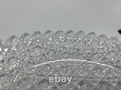 American Brilliant Period ABP Russian Pattern Cut Glass Crystal Bowl 7
