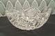 American Brilliant Period Clear Cut Crystal Glass Centerpiece Bowl 8 Antique