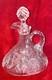 American Brilliant Period Cut Glass Decanter Lead Crystal 9