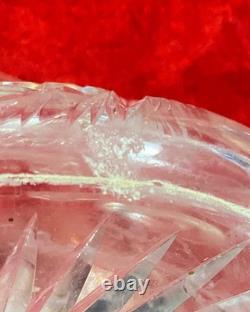 American Brilliant Period Cut Glass Decanter Lead Crystal 9