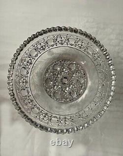 American Brilliant Period Cut Glass Heavy Crystal Bowl