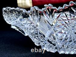 American Brilliant Period Glass Cut Bowl