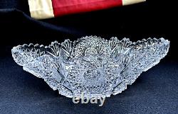 American Brilliant Period Glass Cut Bowl