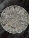 American Brilliant Period Heavy Sharp Deep Cut Crystal Shallow Bowl 11 Round