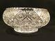 American Brilliant period compote bowl. Cut crystal. Hobstars. 8.5 pounds