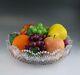 Antique ABP American Brilliant Cut Crystal Glass Serving/Fruit Bowl or Dish 10