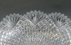 Antique ABP American Brilliant Cut Crystal Glass Serving/Fruit Bowl or Dish 10
