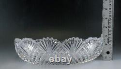 Antique ABP American Brilliant Cut Crystal Glass Serving/Fruit Bowl or Dish 10