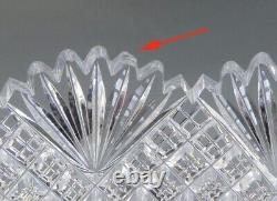 Antique ABP American Brilliant Cut Crystal Glass Serving/Fruit Bowl or Dish 10
