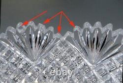 Antique ABP American Brilliant Cut Crystal Glass Serving/Fruit Bowl or Dish 10