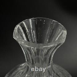 Antique ABP American Brilliant Period Cut Crystal Glass Wine Decanter Hobstar