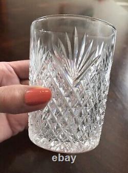 Antique ABP Cut Crystal Tumbler Glasses Diamond and Fan Set of 6