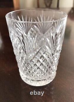 Antique ABP Cut Crystal Tumbler Glasses Diamond and Fan Set of 6