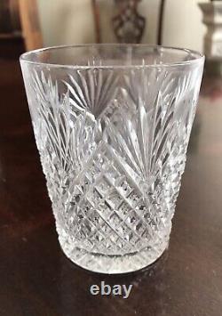 Antique ABP Cut Crystal Tumbler Glasses Diamond and Fan Set of 6