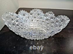 Antique American Brilliant Cut Glass Crystal Bowl