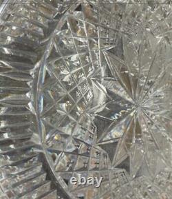 Antique American Brilliant Cut Glass Crystal Bowl 8