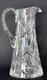 Antique American Brilliant Cut Glass Pitcher 9 Hobstar Starburst