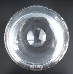 Antique BIG 16 Rock Crystal Engraved American English Brilliant Cut Glass Vase