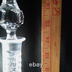 Antique Brilliant American Cut Crystal Decanter ELEANOR aka PINWHEEL 20 Tall