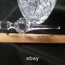 Antique Brilliant American Cut Crystal Decanter ELEANOR aka PINWHEEL 20 Tall