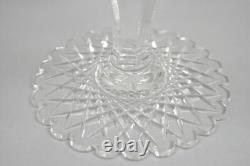 Antique Brilliant Cut Crystal Glass Candy Compote Pedestal Nut Dish a Pair