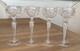 Antique Brilliant Period Cut Crystal 7 3/4 Wine Glasses Star Set of 4 Great